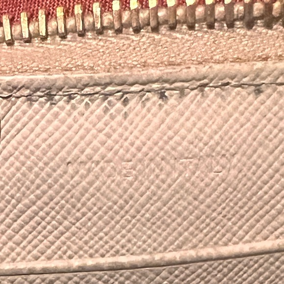Prada Zip Wallet in Beige Leather - Picture 8 of 9